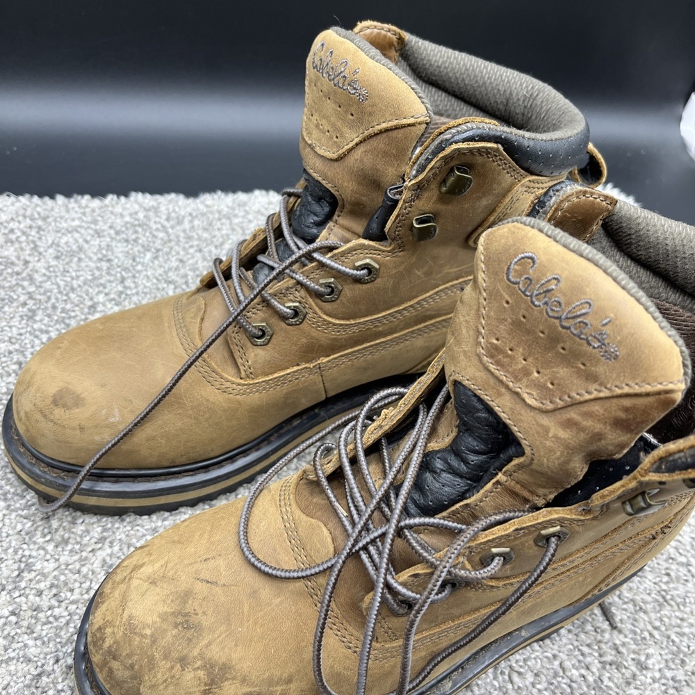 Cabela’s Gore-Tex Hiking Boots Women’s Size 7 (7B) 81-4065 Brown Leather Lined - Picture 10 of 10